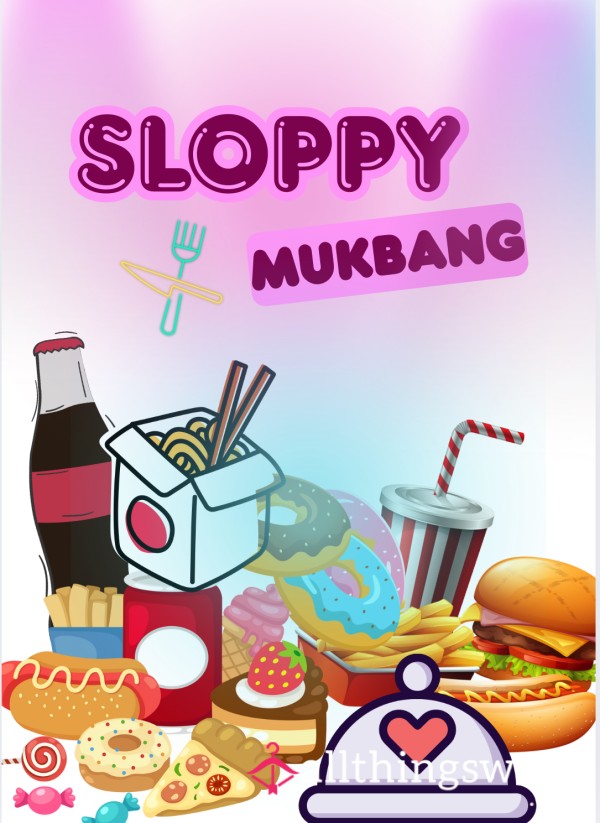 🍔 Sloppy Mukbang 🍕🍓🌭🍜