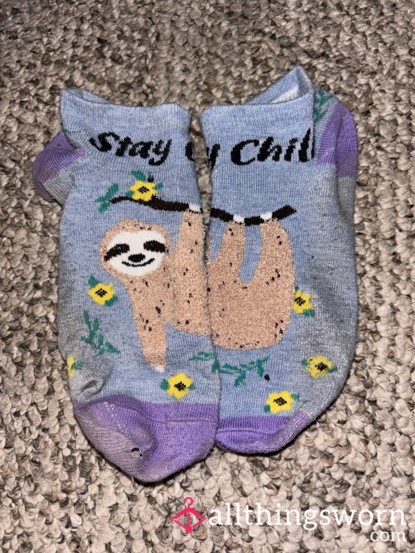 Sloth “ Stay Chill” Socks