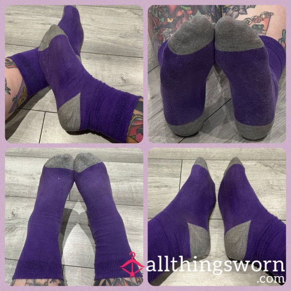 “Slurple The Purple” My Favourite Sweaty Work Socks!