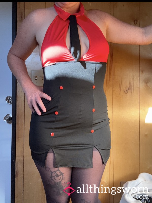 Sl*tty Flight Attendant Dress