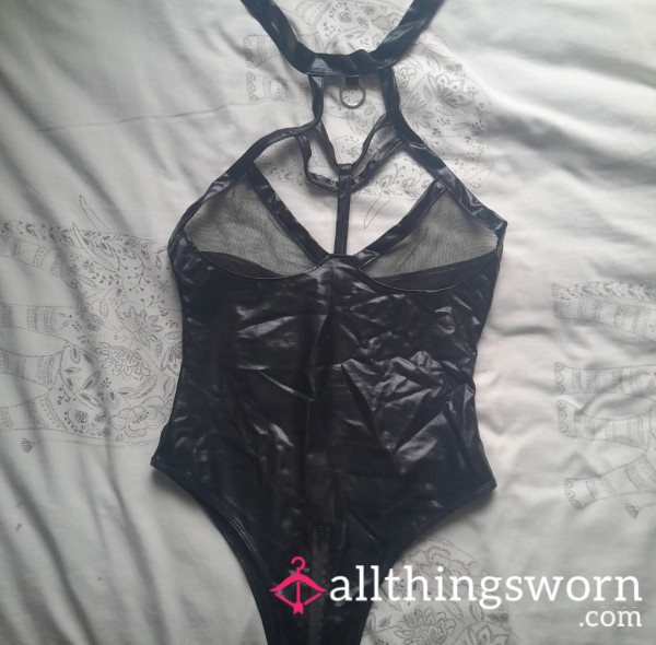 Sl*tty Pvc Bodysuit