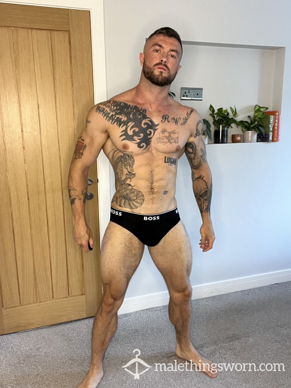 Small Black Boss Briefs