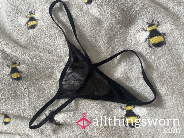 Small Black G String Thong❤️
