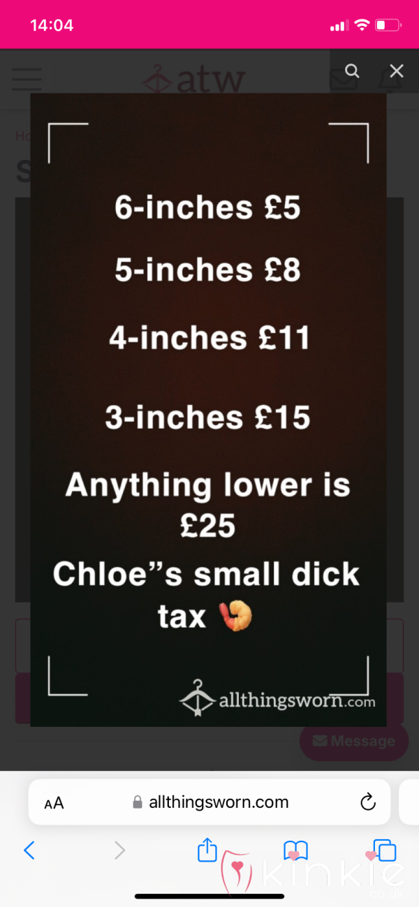 Small D*ck Tax