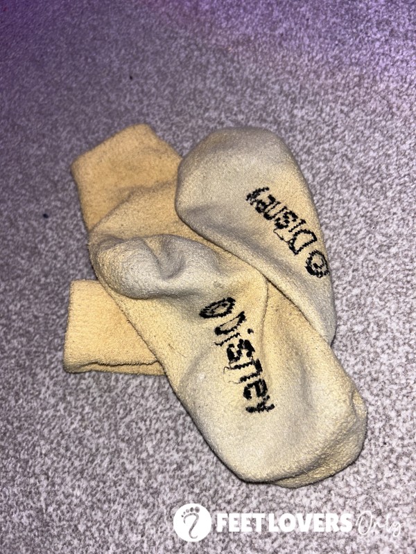 Small Worn Disney Socks