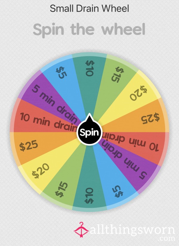🎡 Small Drain Wheel 💸 For Beginners, Cowards & Curious Pigs