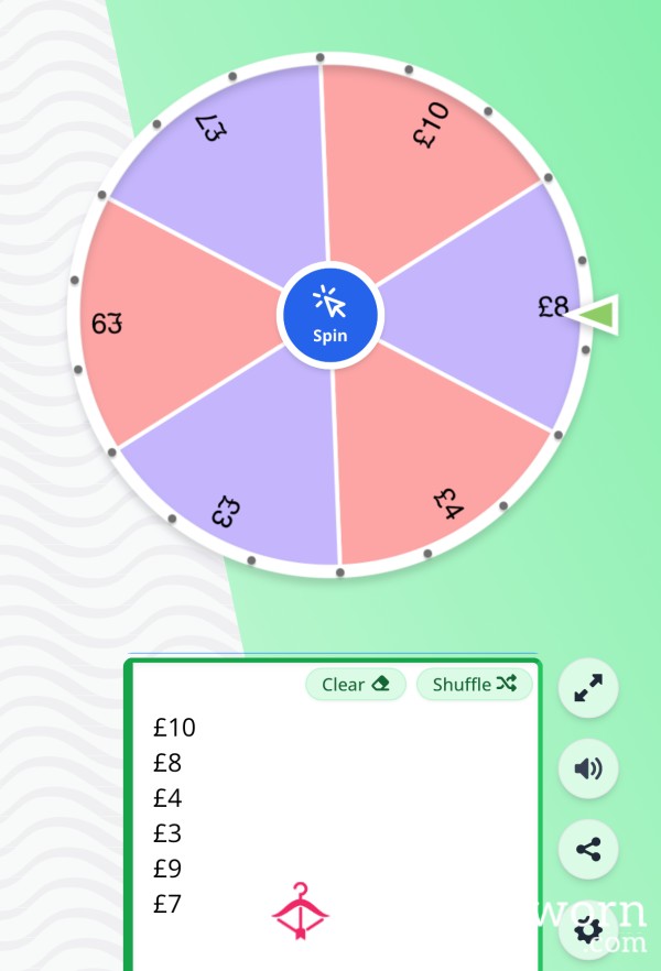 Small New Spin The Wheel💋