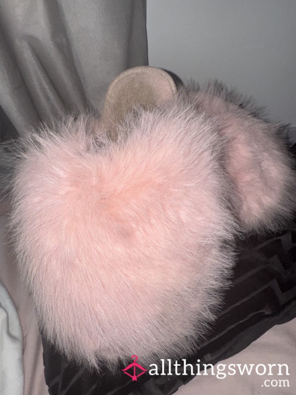 Small Pink Fluffy Slippers
