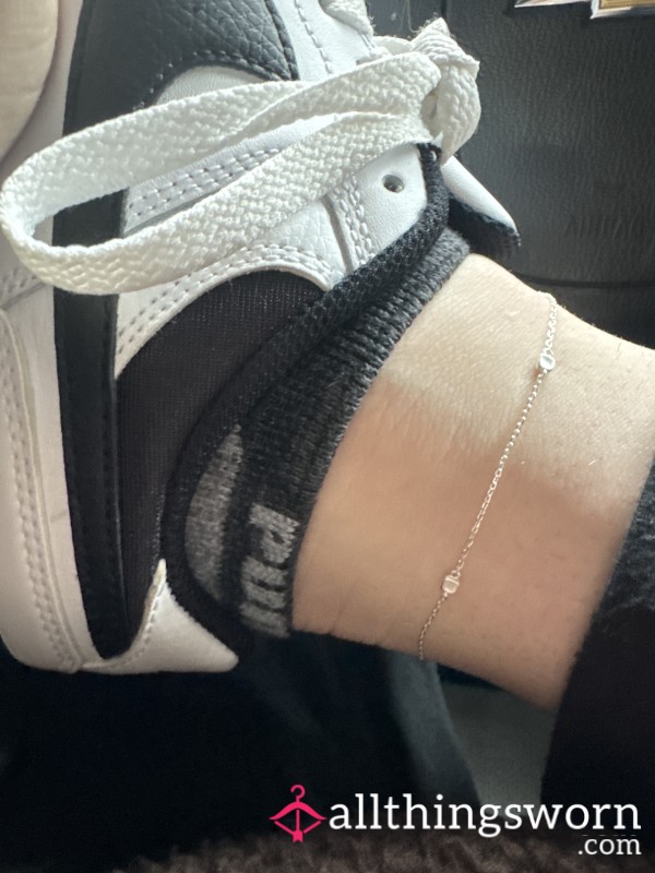 Small Puma Socks Worn 24 Hrs