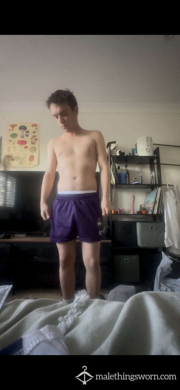 Small Purple AFL Football Shorts