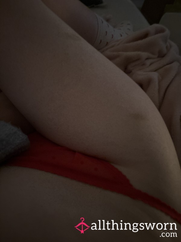 Small Red Thong