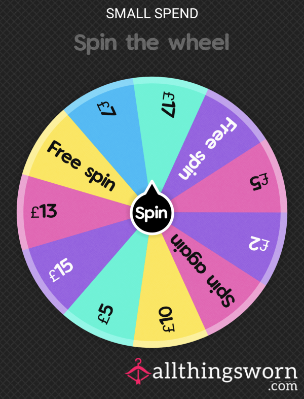 💸Small Spend Wheel💸