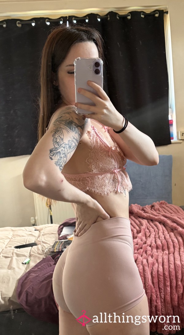 Small Well-worn Pink Gym Shorts