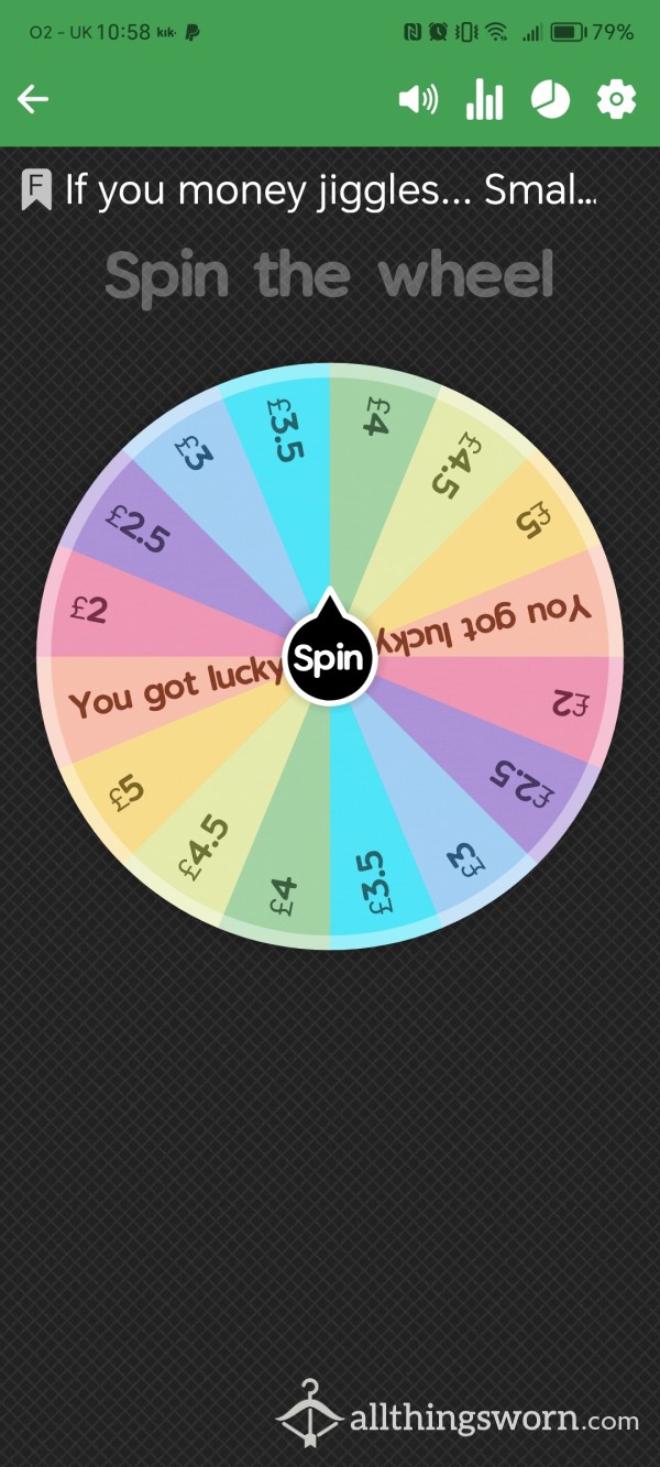 Small Wheel Of Fortune (for Those Less Fortunate Ones)