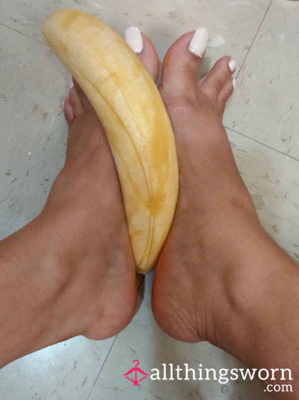 Smashing Plaintain With Tiny Feet