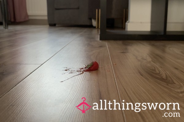 Smashing Strawberries Barefoot