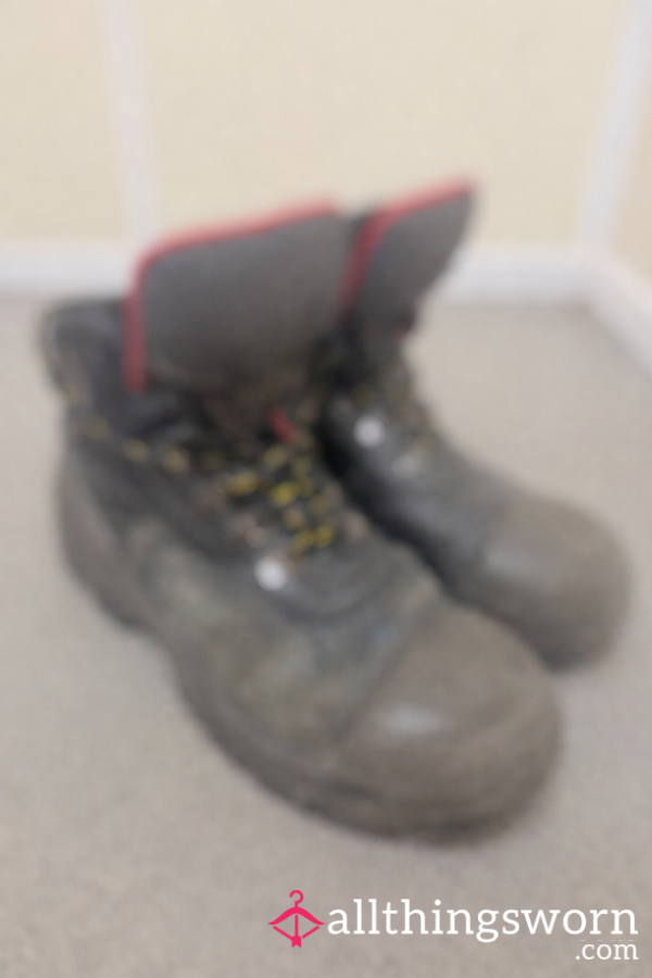 Smell My Old, Dirty Work Boots With Me👃