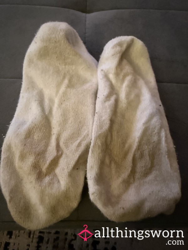 Filthy White Ankle Socks 2 Day Wear