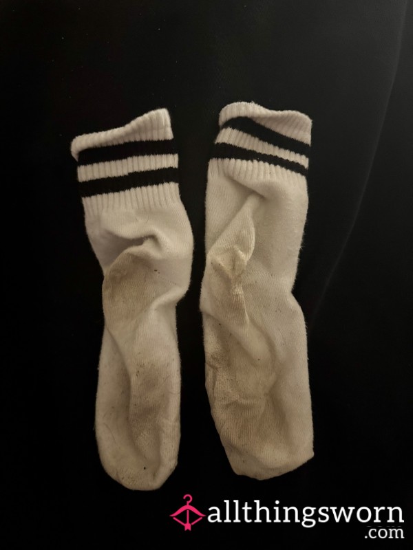 Smelly 2 Day Wear White Socks