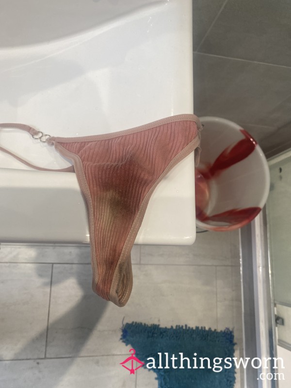 Smelly And Stained Thong