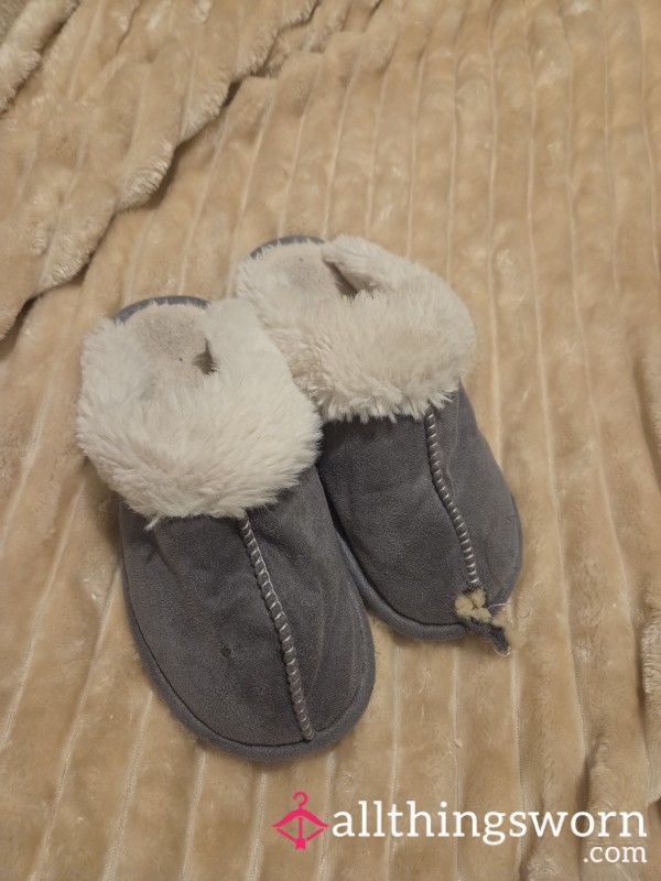 Smelly Battered Heavily Worn Slippers