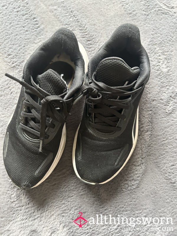 Smelly Black Sneakers, Soaked In Miles 👟