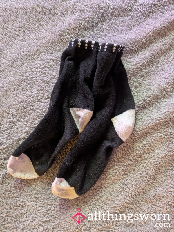 Smelly Black Socks, Worn For 2 Days🖤