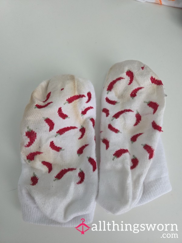 Smelly Chilli Ankle Socks 24 Hour Worn