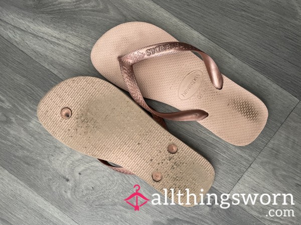 Smelly Dirty Pink Havaiana Flip Flops