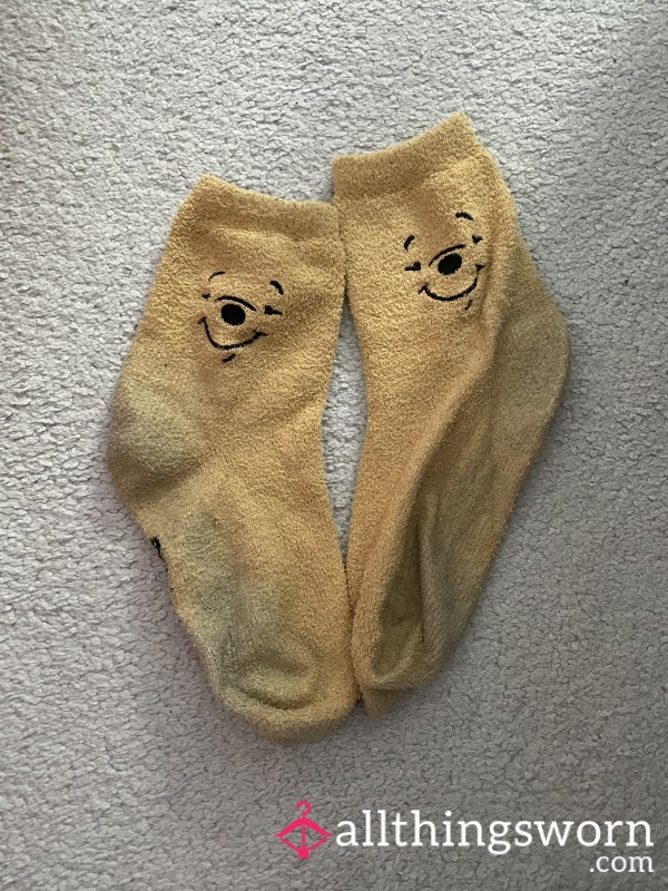 Smelly Fluffy Socks, Very Worn