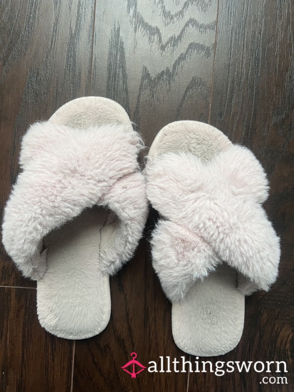 Smelly Fuzzy Slippers From Dorm Room