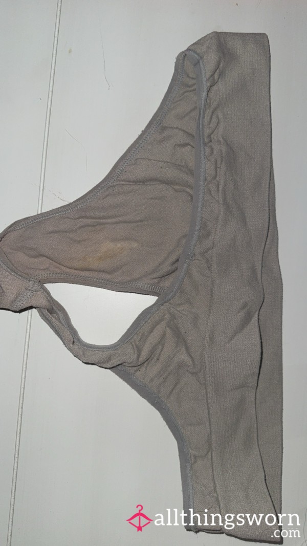 Smelly Gray Thong😉