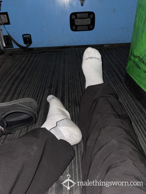Smelly Well Worn Calvin Klein Socks