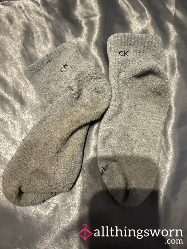 🧦 Smelly Well-Worn CK Ankle Socks 🧦