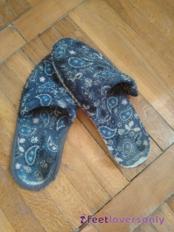 Smelly Well Worn Slippers Worn Daily