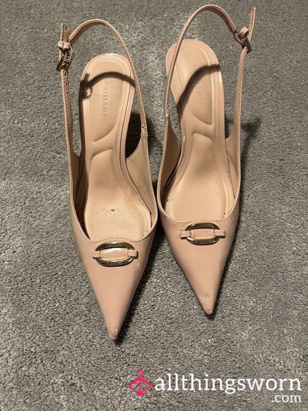 Smelly Well Worn Work Heels