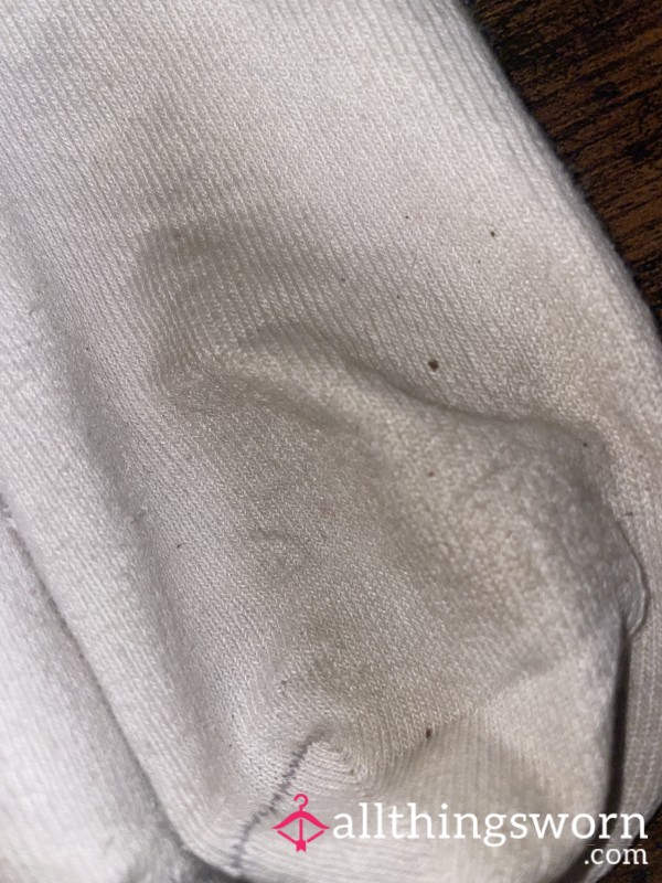 Smelly Well Worn,white Ankle Socks