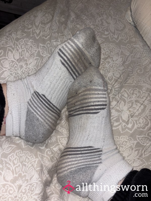 Smelly White And Gray Socks