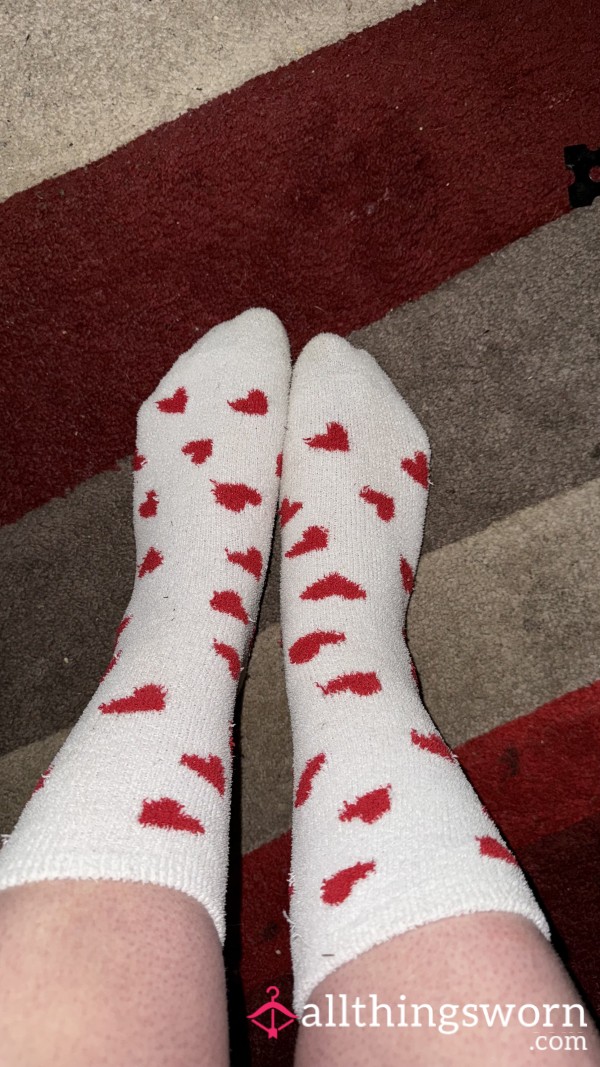 Smelly White Fluffy Socks
