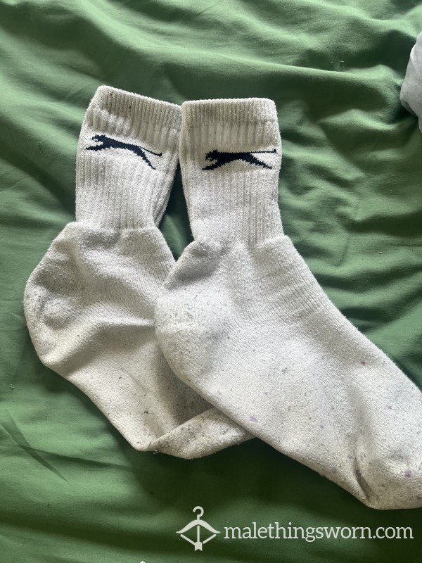 Smelly White Gym Socks