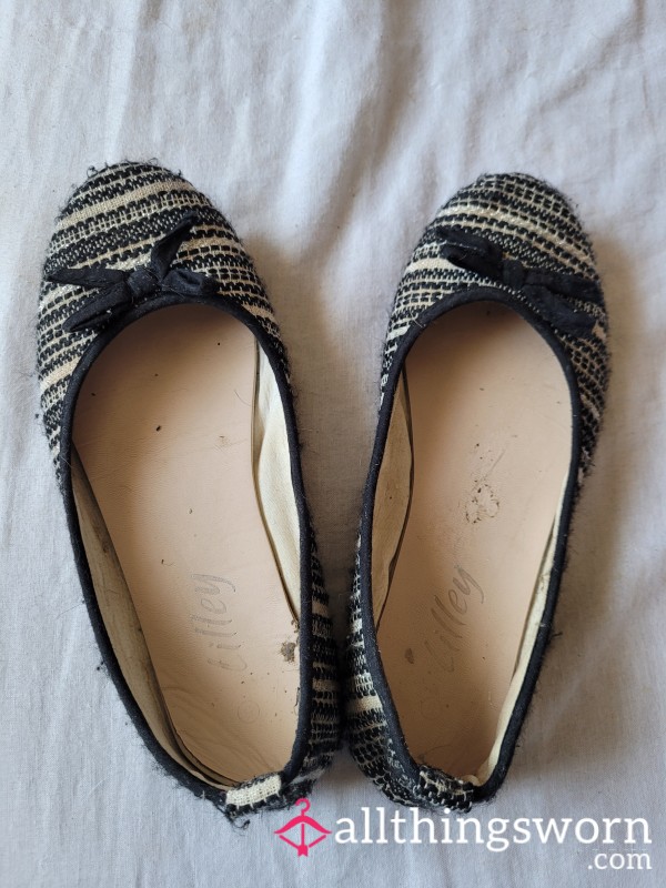 Smelly Worn Flat Shoes
