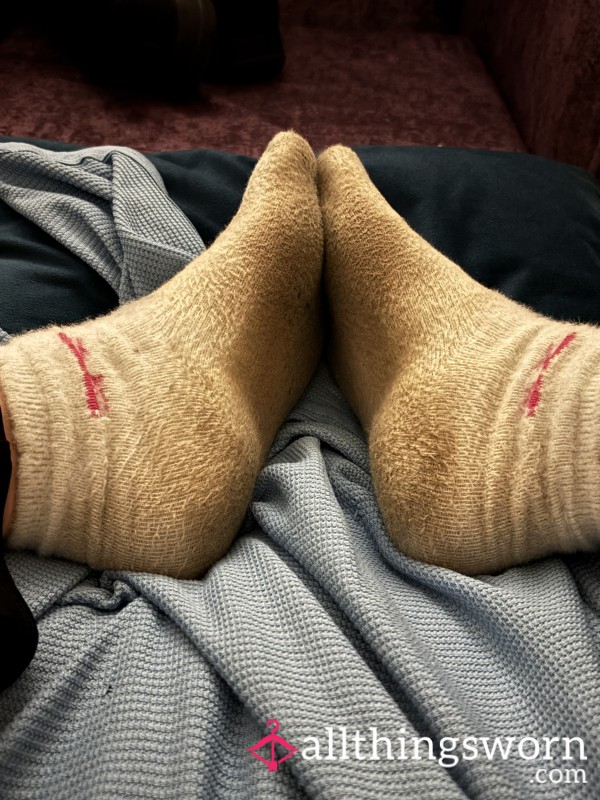 Smelly Worn Not So Fluffy Socks