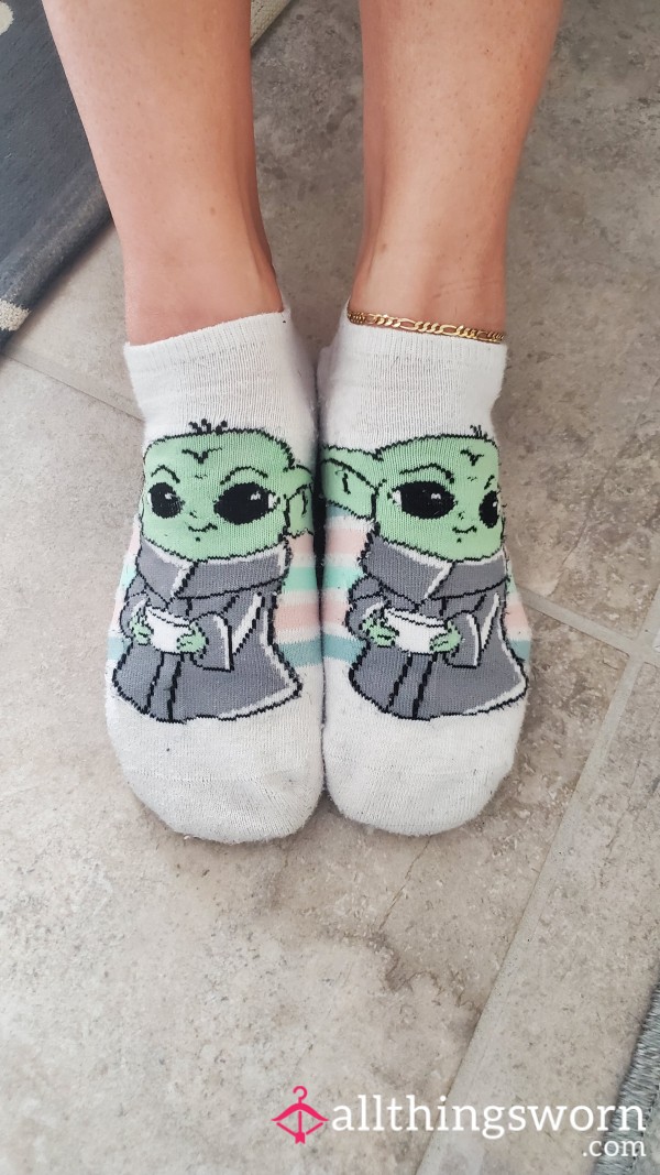 Smelly Yoda Socks🛸. Worn 24hrs.⏳️