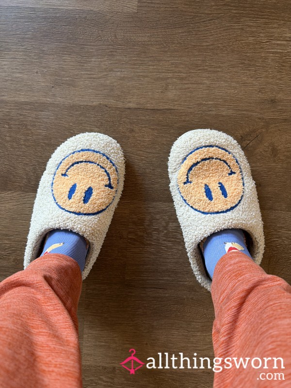 Smiley House Slippers