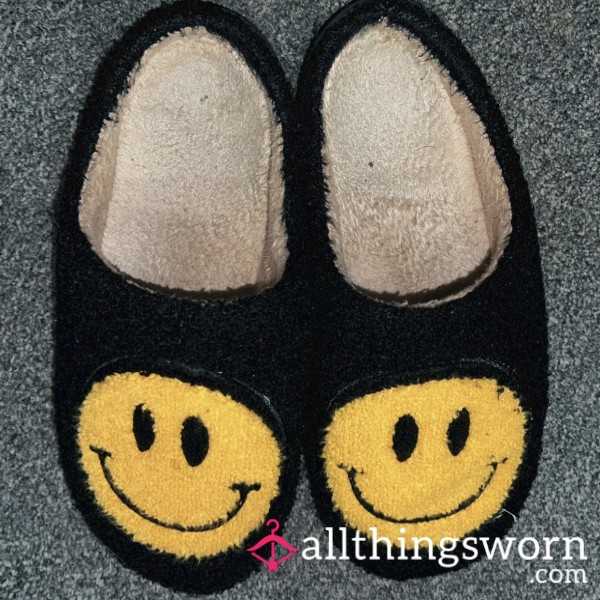 Sweaty Smiley Slippers