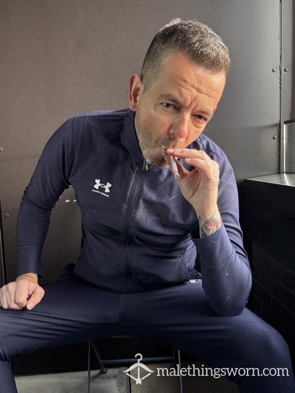 Smoking And Shooting A Load
