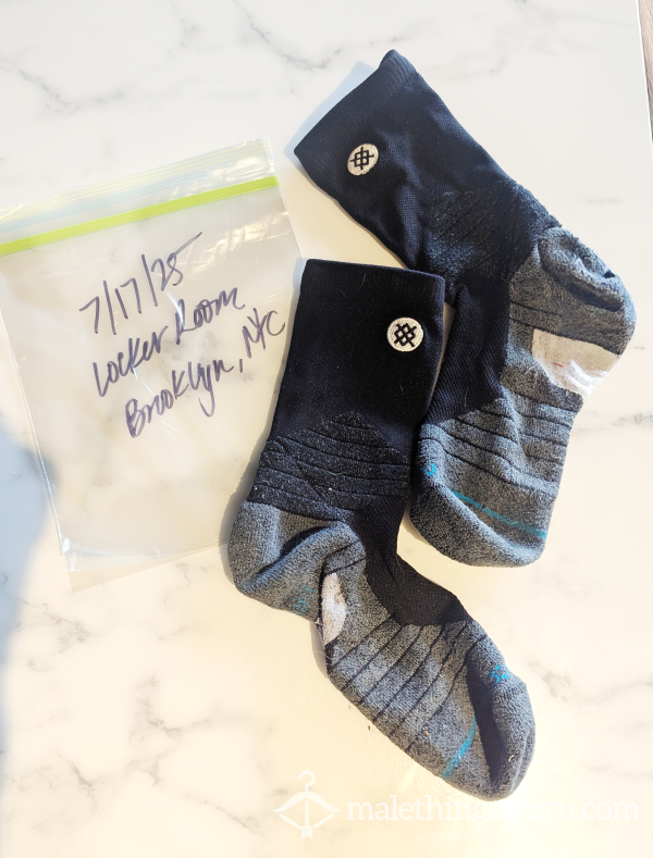 Snagged Post-Workout – Black Stance Crew Socks – Bagged 7/17/25