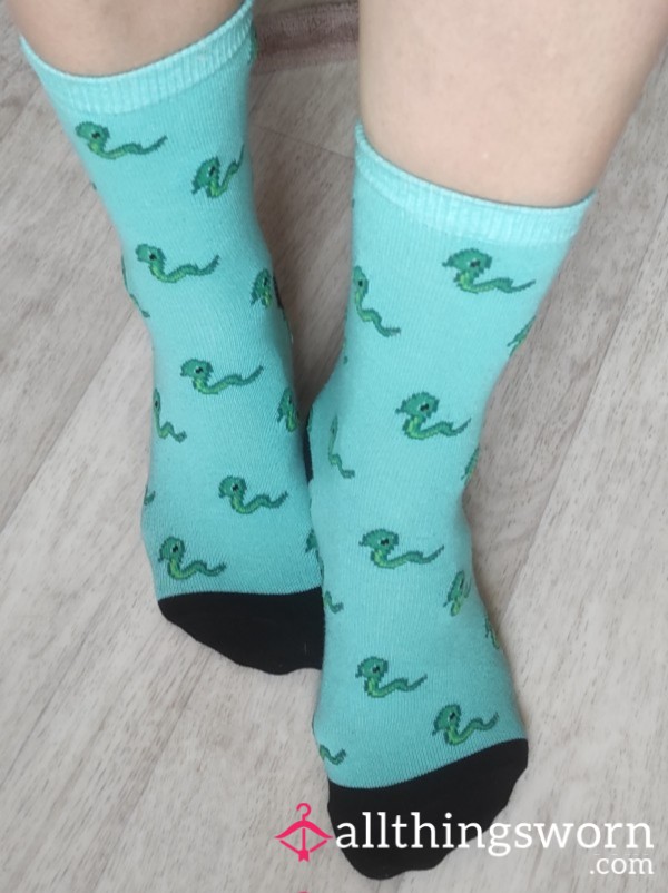 Snake Print Socks