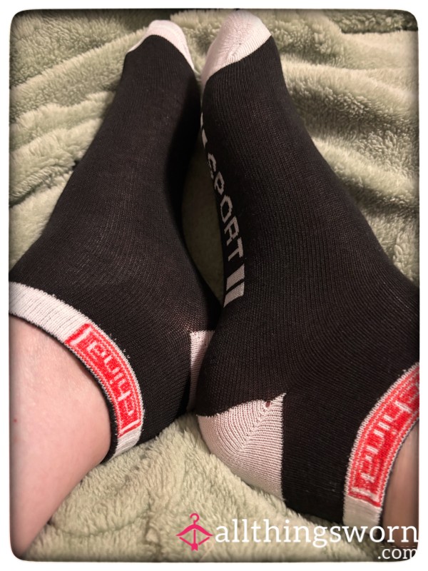 Sneaker Sportsocken 24 Std.getragen