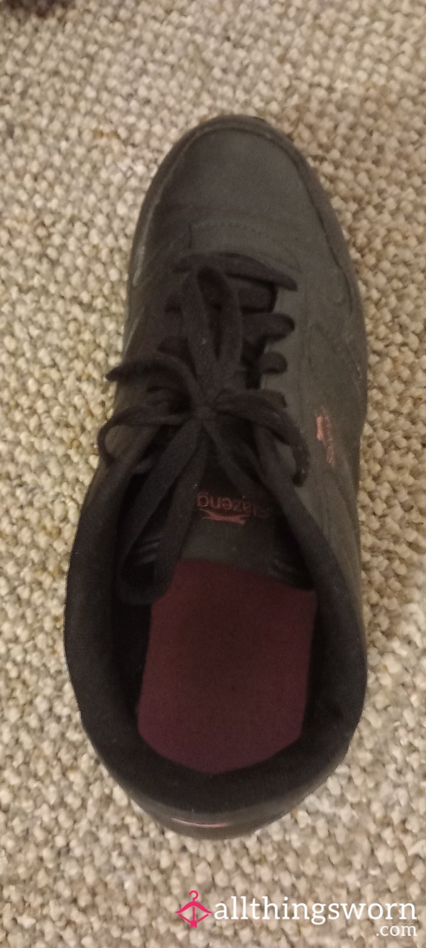 Sneakers- Worn For Days On End.